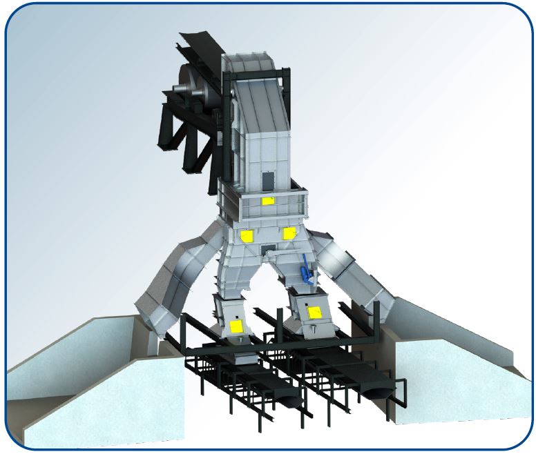 Controlled Splitting for Overland Conveyor Transfer